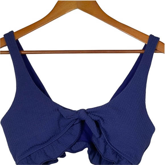 💰 5/25$ ♻️ Shein Purple Ruffle Size Large Bikini Top & Bottom - Picture 5 of 10